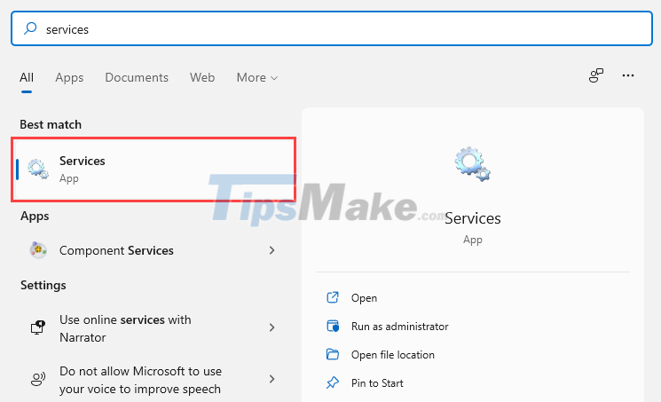 Steps to open Services Management on Windows 10, Windows 11 Picture 2