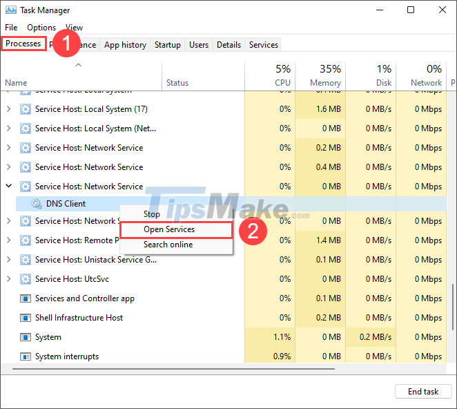 Steps to open Services Management on Windows 10, Windows 11 Picture 4