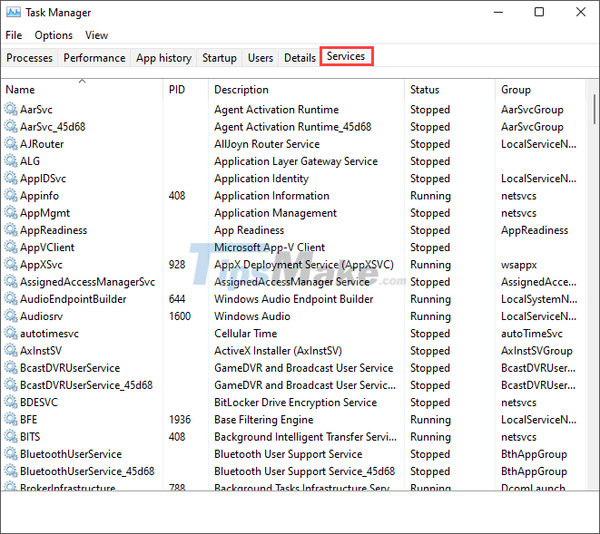 Steps to open Services Management on Windows 10, Windows 11 Picture 5