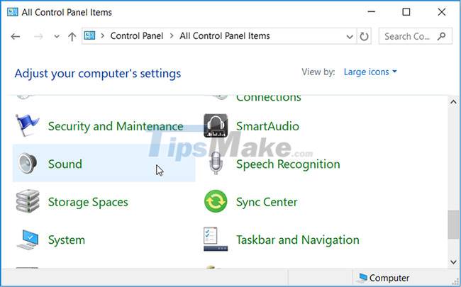 Steps to open sound settings on Windows PC Picture 6