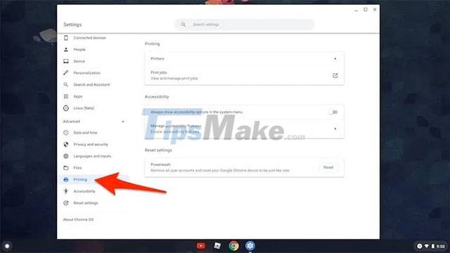Steps to print documents on Chromebook Picture 2