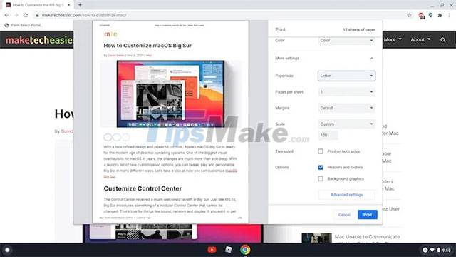 Steps to print documents on Chromebook Picture 6