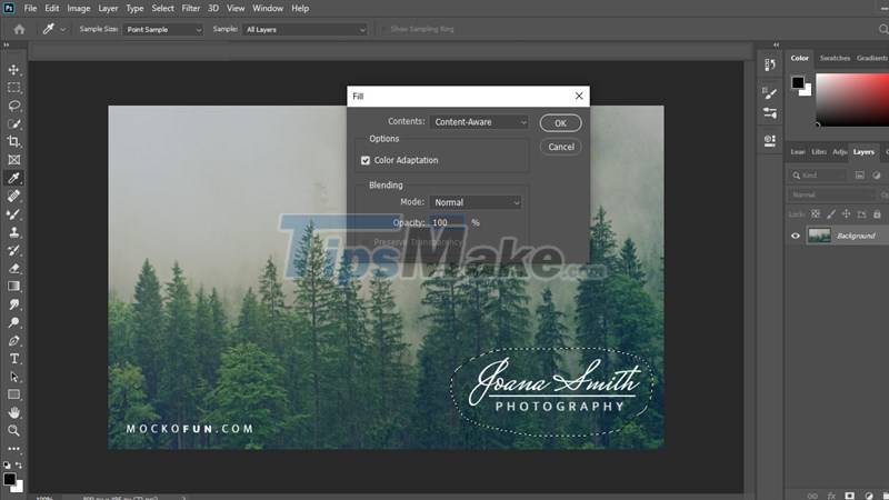 Steps to remove Watermark in Photoshop so that you have the image you want Picture 11