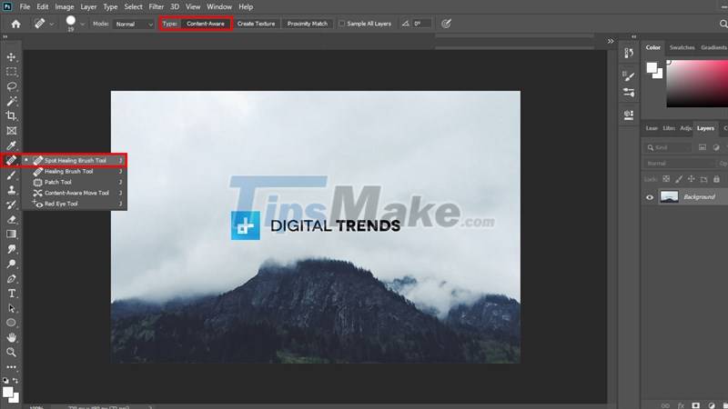 Steps to remove Watermark in Photoshop so that you have the image you want Picture 5