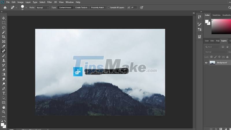 Steps to remove Watermark in Photoshop so that you have the image you want Picture 6