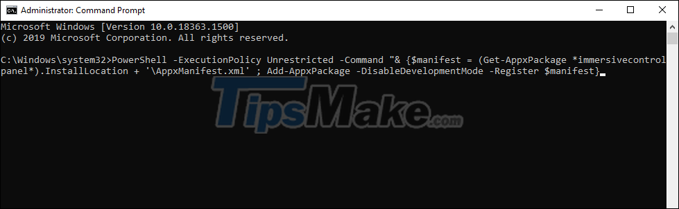 Steps to reset all apps on Windows 10 Picture 8