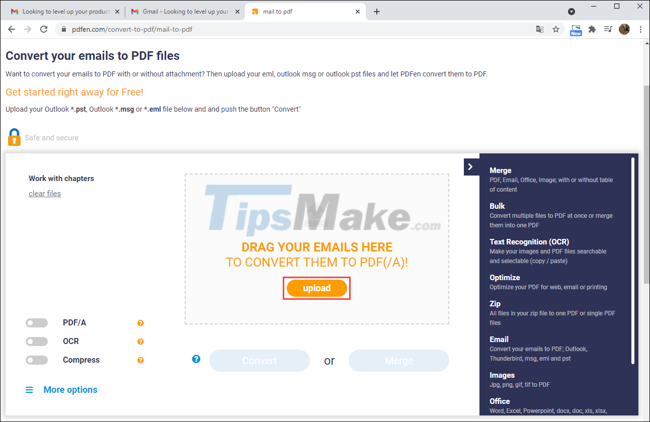 Steps to save Email as PDF Picture 10