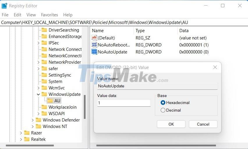 Steps to turn off Windows 11 Update, How to stop updating Windows 11 Picture 9