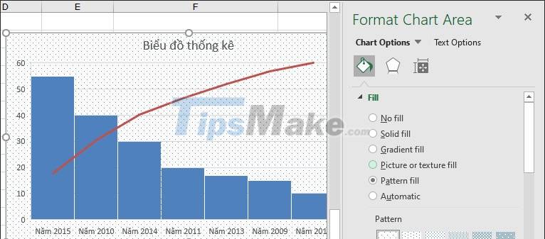 Steps to use Pareto chart in Excel Picture 6