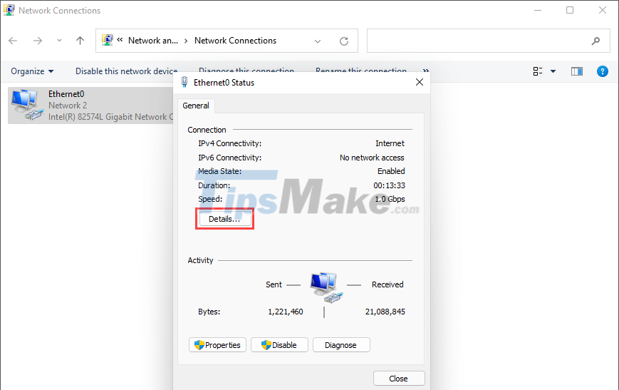 Steps to view network IP address on Windows 11 Picture 7