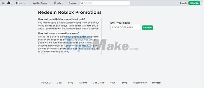 Summary of codes and how to get the latest items in Roblox Picture 1
