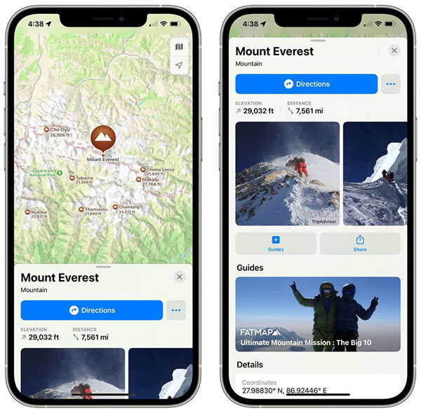 Things to know about the Maps app on iOS 15 Picture 5