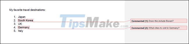 Tips for printing Google Docs documents including comments Picture 8