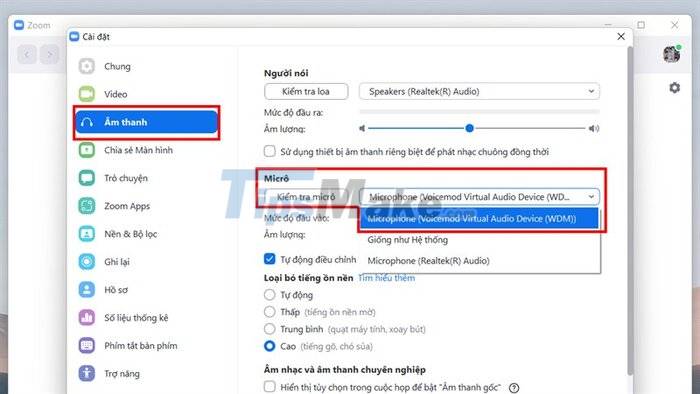 Tips to change voice on Zoom to make online learning less boring Picture 6