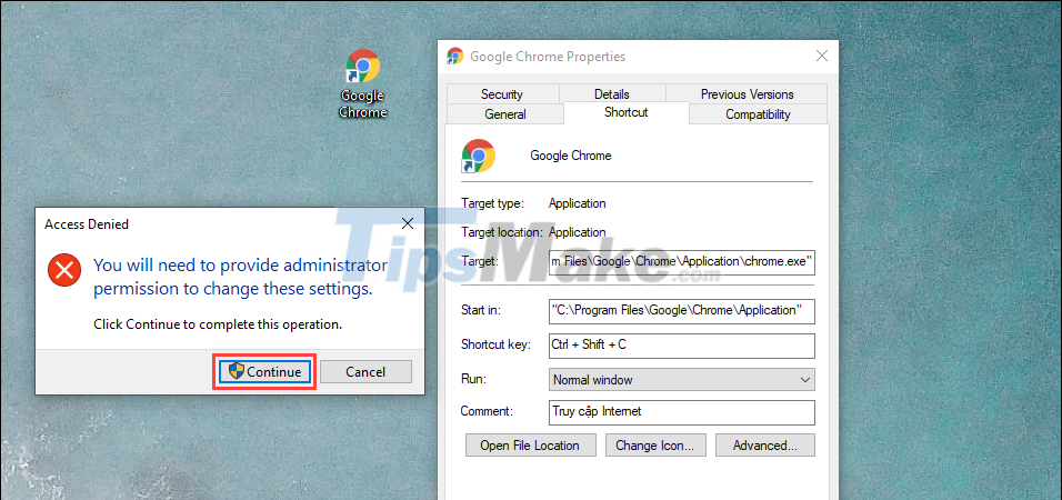 Tips to create shortcuts to open applications on Windows 10 Picture 6