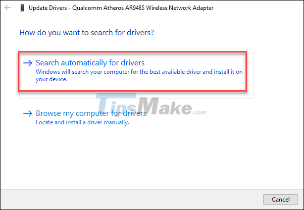 Tips to fix the error that the computer cannot find WiFi Picture 9