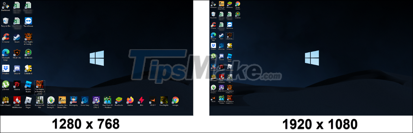 Tips to optimize resolution, scale and layout in Windows 10 Picture 1
