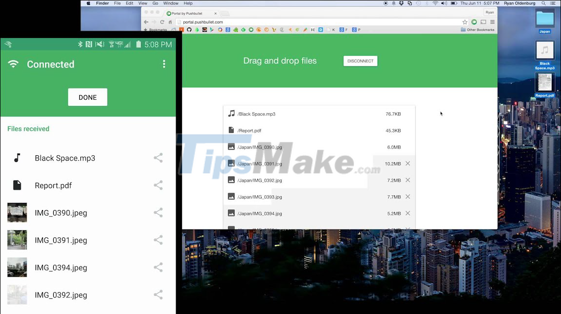 Top applications to share data from Android phones to computers Picture 4