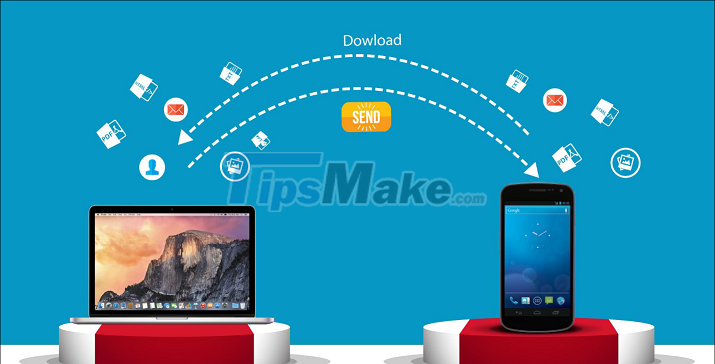 Top applications to share data from Android phones to computers Picture 5