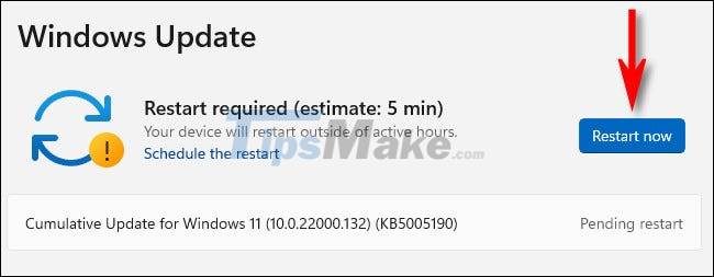 Ways to restart a Windows 11 PC Picture 5