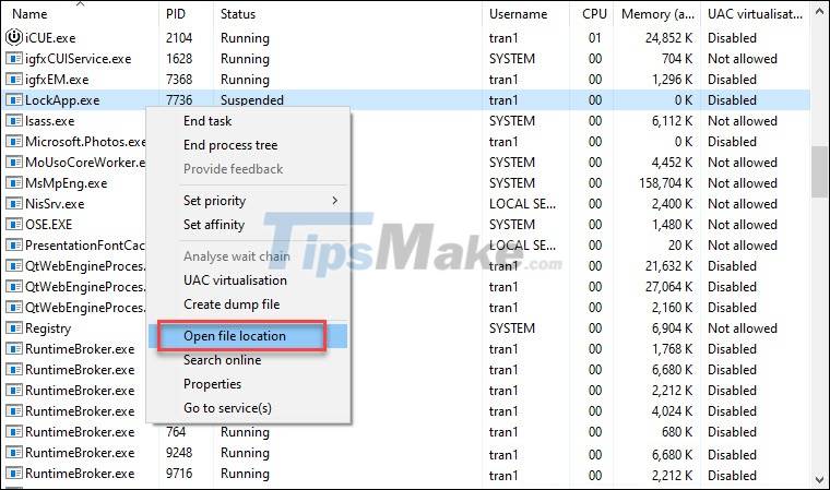 What is Lockapp.exe? How to stop Lockapp.exe Picture 5