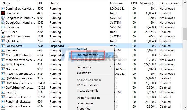 What is Lockapp.exe? How to stop Lockapp.exe Picture 8