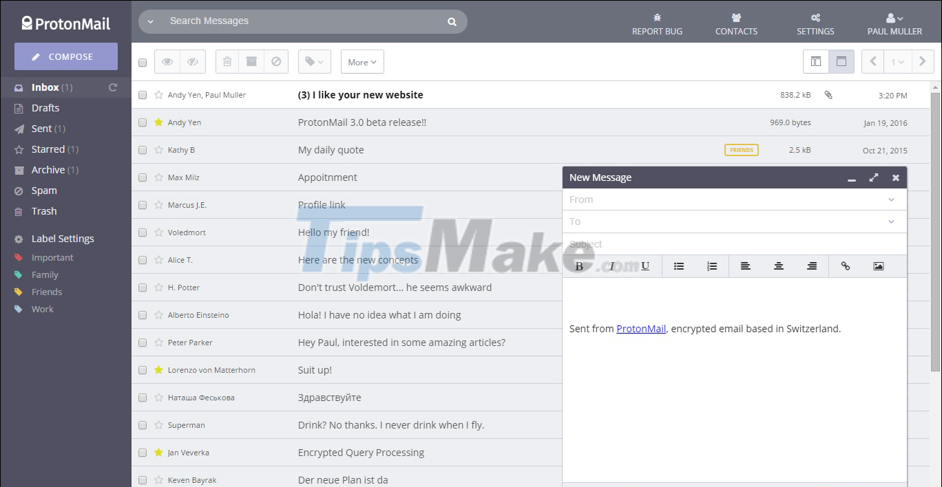 What is ProtonMail? Why is ProtonMail more secure than Gmail? Picture 1