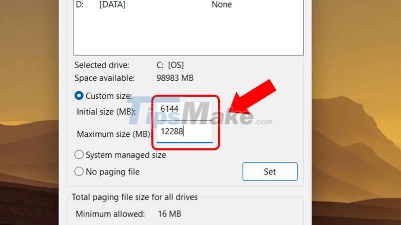 What is virtual memory? How to set Virtual memory for Windows computers Picture 6
