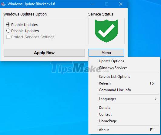 Windows Update Blocker 1.6 - Download Windows Update Blocker here Picture 1