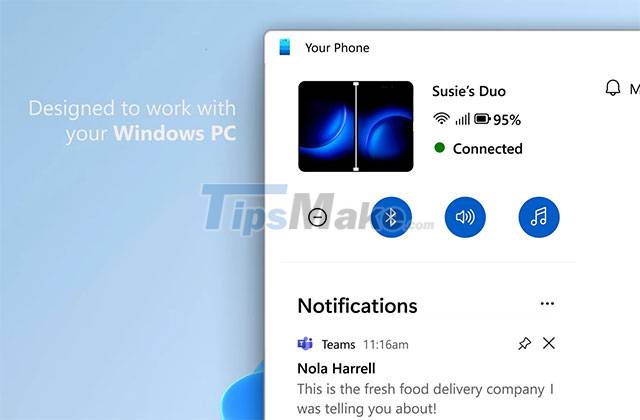 Your Phone Windows 11 app has an intuitive and easy-to-use new interface Picture 1