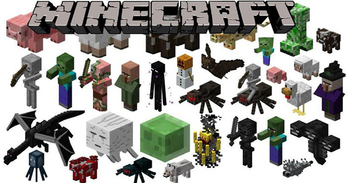 All Mobs and Items Dropped from Mobs in Minecraft