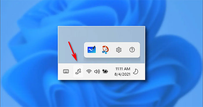 How to display the Pen Menu icon on the Windows 11 taskbar - TipsMake.com