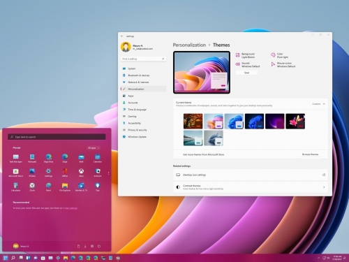 Instructions to change the interface on Windows 11