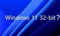 Does Windows 11 have a 32-bit version?