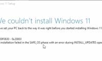 Fix error 0x8007007f and 0x800F0830 - 0x20003 when installing Windows 11