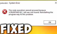 How to fix VCRUNTIME140_1.dll not found, is missing error in Windows