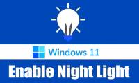 How to use Night Light in Windows 11