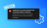 Steps to fix 'Application Has Been Blocked From Accessing Graphics Hardware' error in Windows