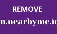 Steps to remove m.nearbyme.io from the browser