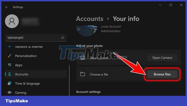 3 How to change the user account picture on Windows 11 Picture 3