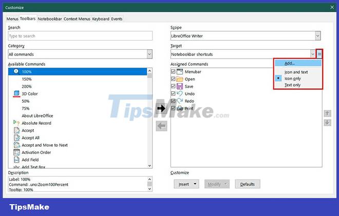 3 ways to customize menus and toolbars in LibreOffice Picture 2