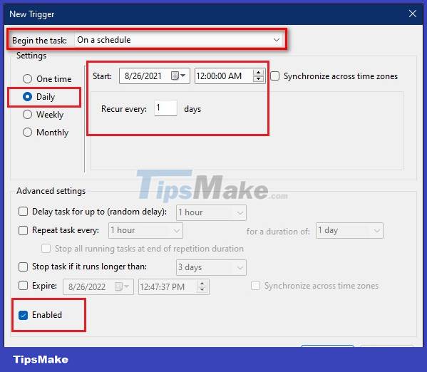 4 How to schedule shutdown of Windows 11 computers without software Picture 11