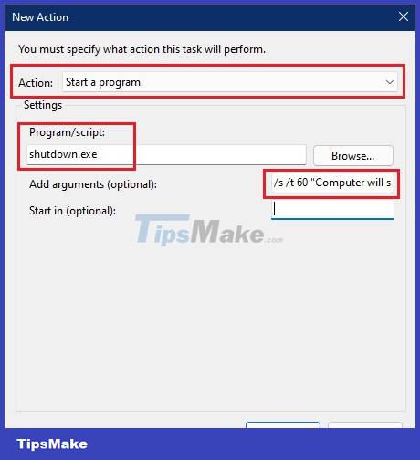 4 How to schedule shutdown of Windows 11 computers without software Picture 13