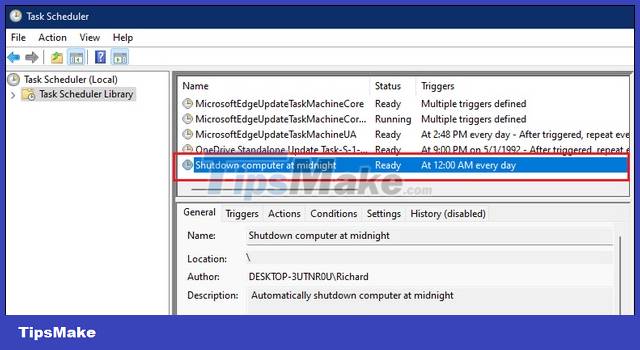 4 How to schedule shutdown of Windows 11 computers without software Picture 16