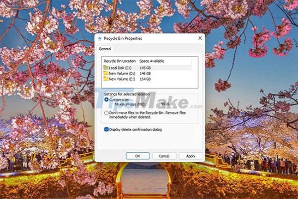 5 Recycle Bin settings on Windows 11 you should know Picture 3