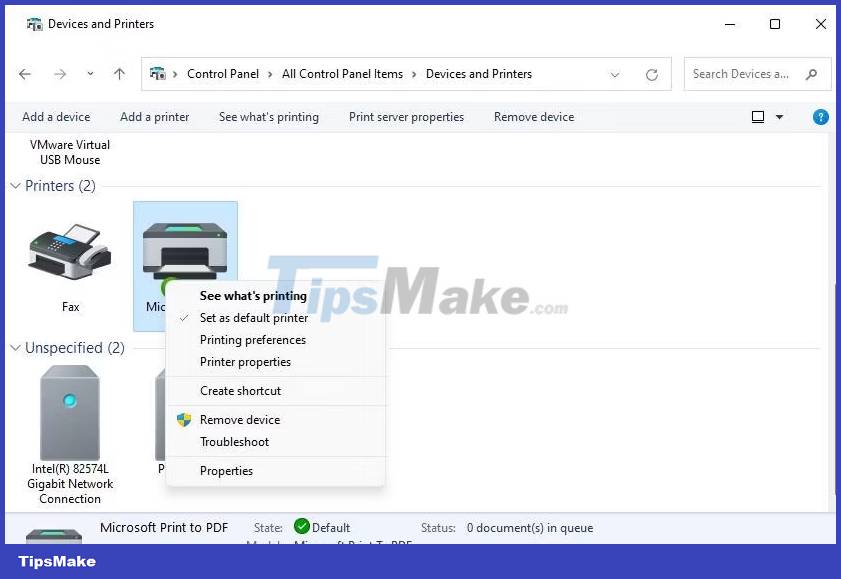 5 Ways To Set Default Printer On Windows 11 PC - TipsMake.com