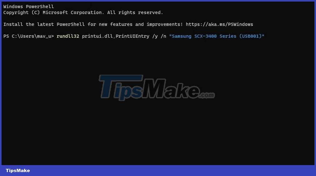 Picture 7 of 5 ways to set default printer on Windows 11 PC