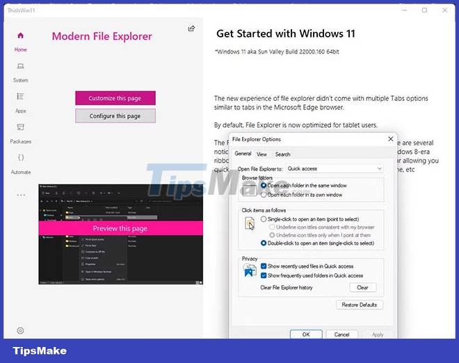 6 Best Apps To Customize Windows 11 - TipsMake.com