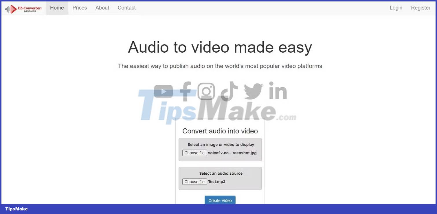 6 tools to convert audio to video online Picture 4