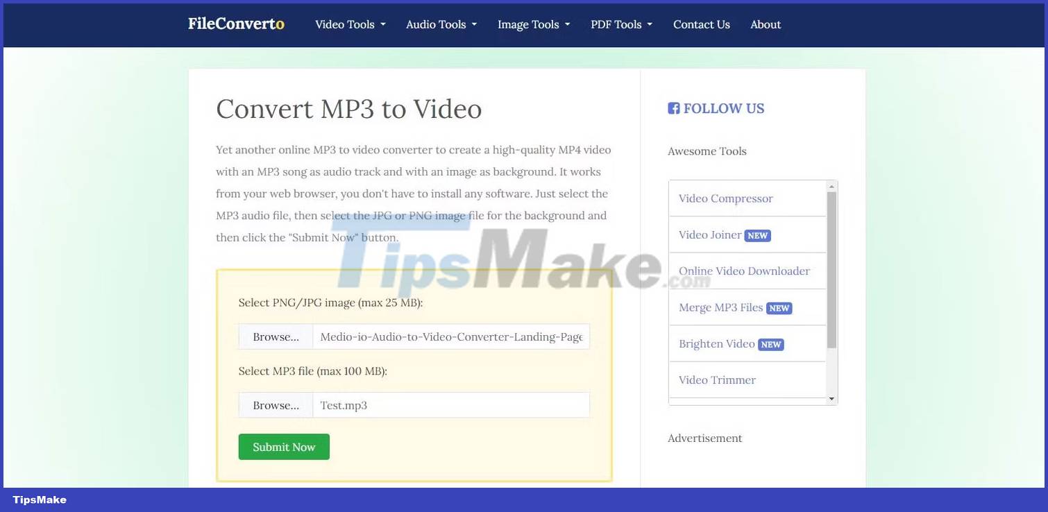 6 tools to convert audio to video online Picture 5